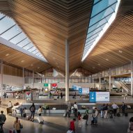 Vilnius Airport terminal by Zaha Hadid Archietcts
