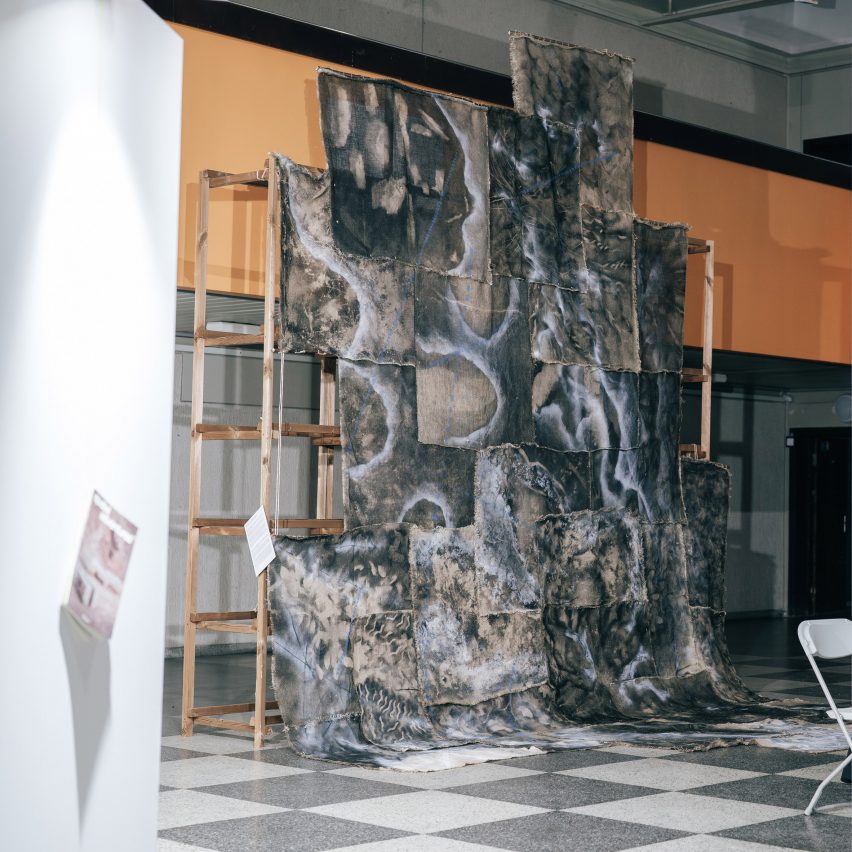 a photograph of a student installation