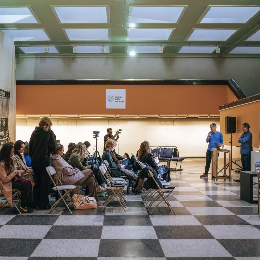 a classroom at vilnius academy