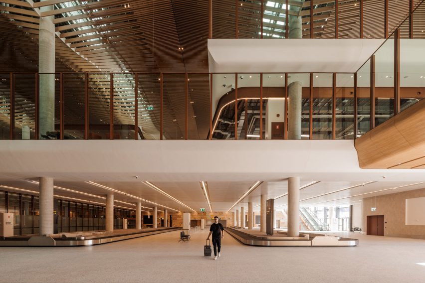 Interior of an Australian airport