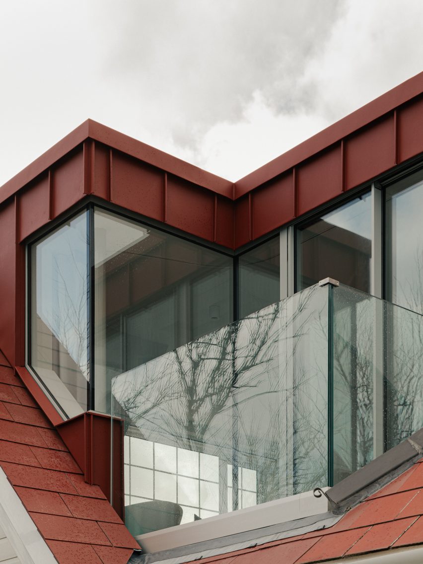 Close-up of coastal home by Will Gamble Architects