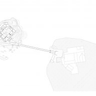 Site plan of The Island by Will Gamble Architects