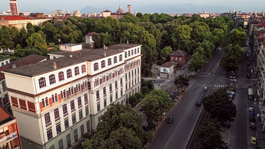 Bird's eye view of Turin, Italy
