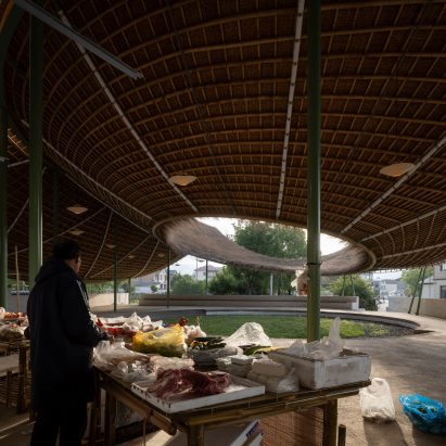Tabian Bamboo Market, Qingshan Village by Continuation Studio