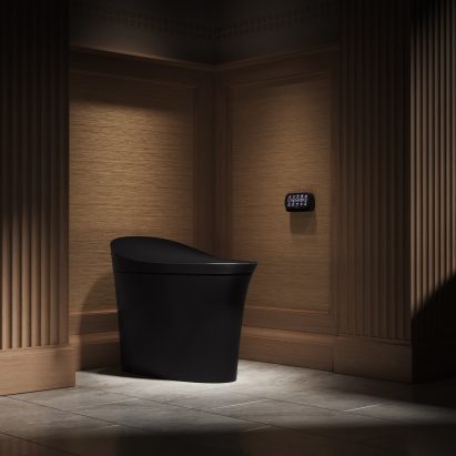 Veil Smart Toilet in Honed Black by Kohler