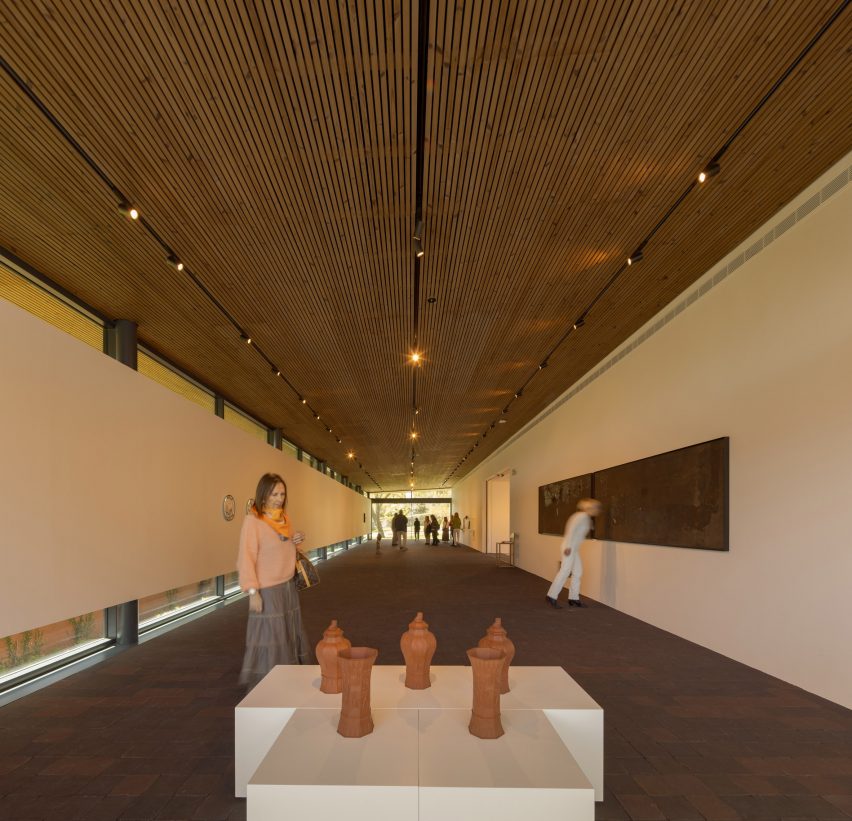 Interior of new Albuquerque Foundation gallery
