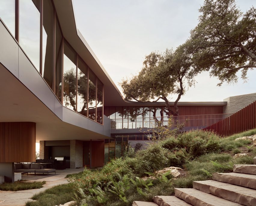 Facade of home in Texas
