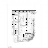 Ground floor plan of Attic Above Garden by RAD+ar