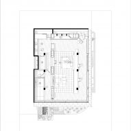 Second floor plan of Attic Above Garden by RAD+ar
