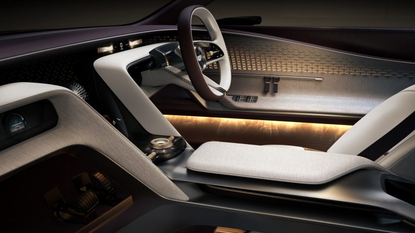 Diamond pattern in Bentley concept car