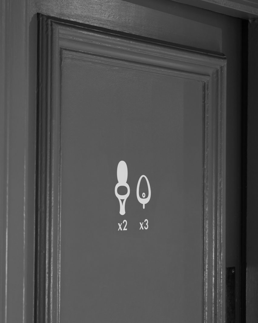 Cabaret at the Kitkat Club wayfinding and signage by BOB Design