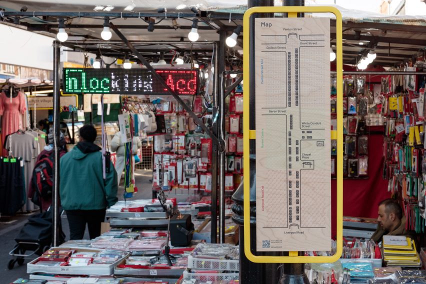 Chapel Market wayfinding and signage by BOB Design