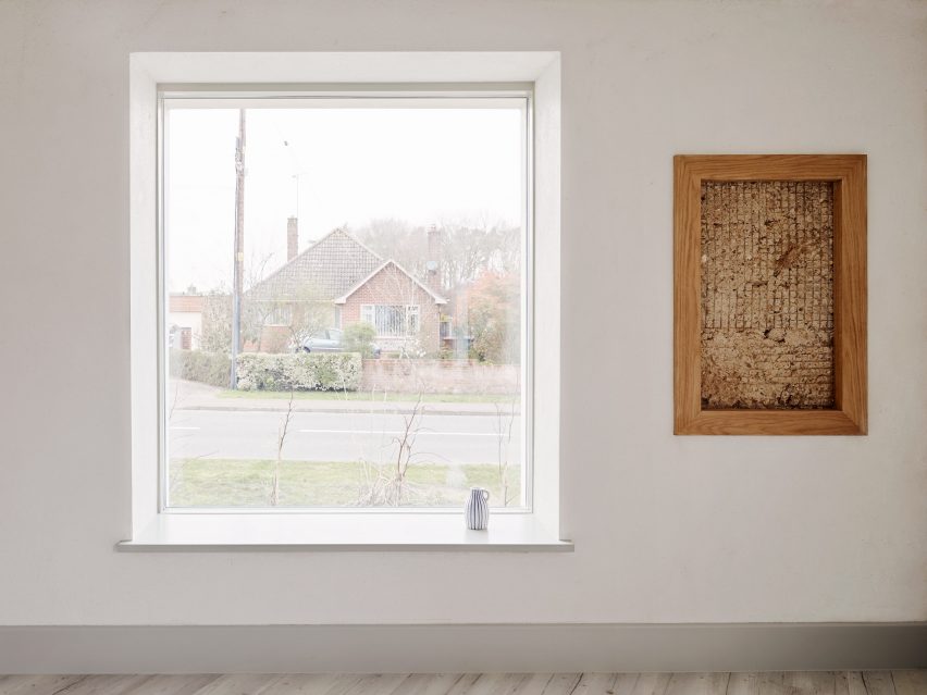 Interior of CobBauge House in Norfolk by Hudson Architects