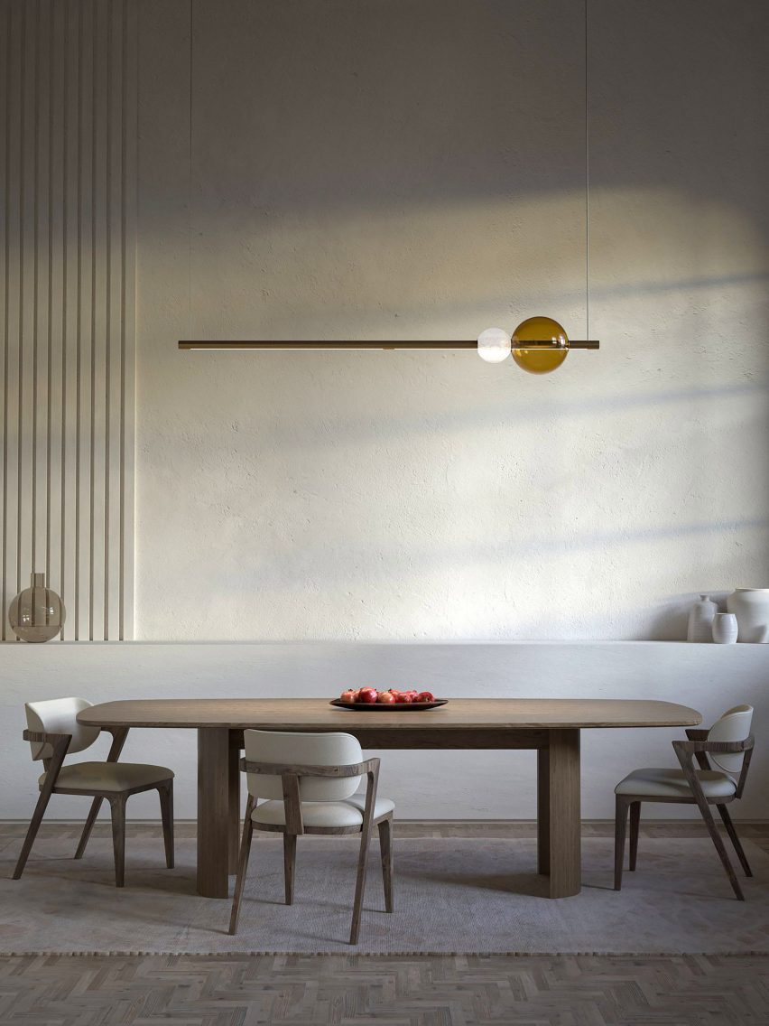 Comet pendant light by Ilanel
