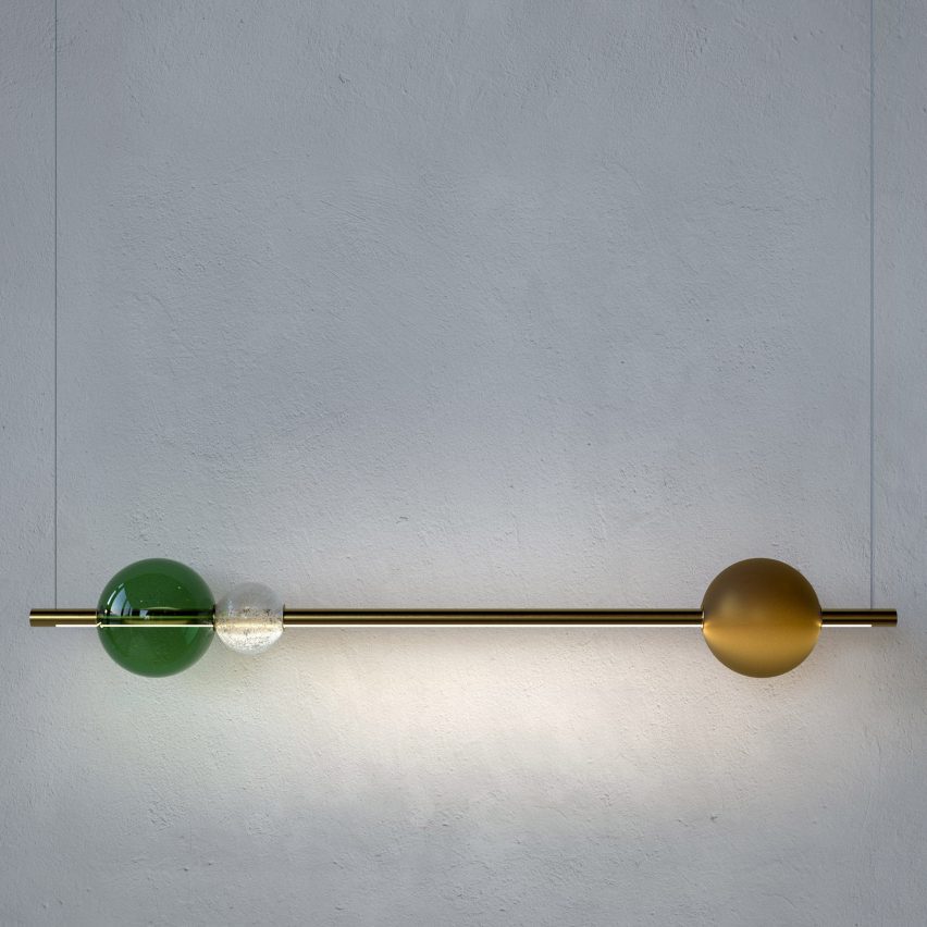 Comet pendant light by Ilanel