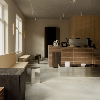 DAK Coffee Roasters Showroom, Tasting Room and Shop by Barde vanVoltt