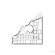 Ground floor plan of vet hospital in Albania by Davide Macullo Architects
