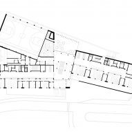 Plan of Frič Brothers Elementary School by Atelier 6