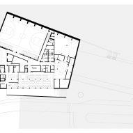 Plan of Frič Brothers Elementary School by Atelier 6