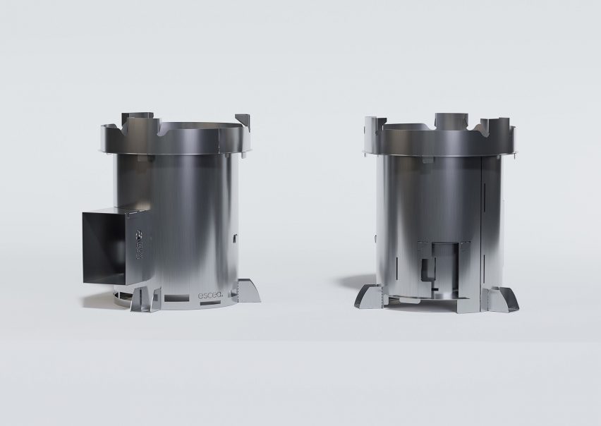 Two Fire for Life cooking stoves by Escea for ReliefAid