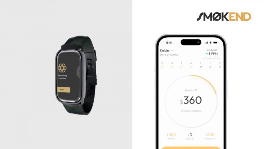 an image showing a watch and a smartphone beside one another