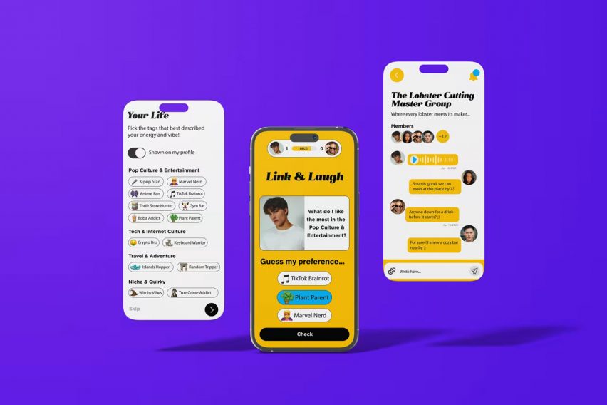 designs for a dating app