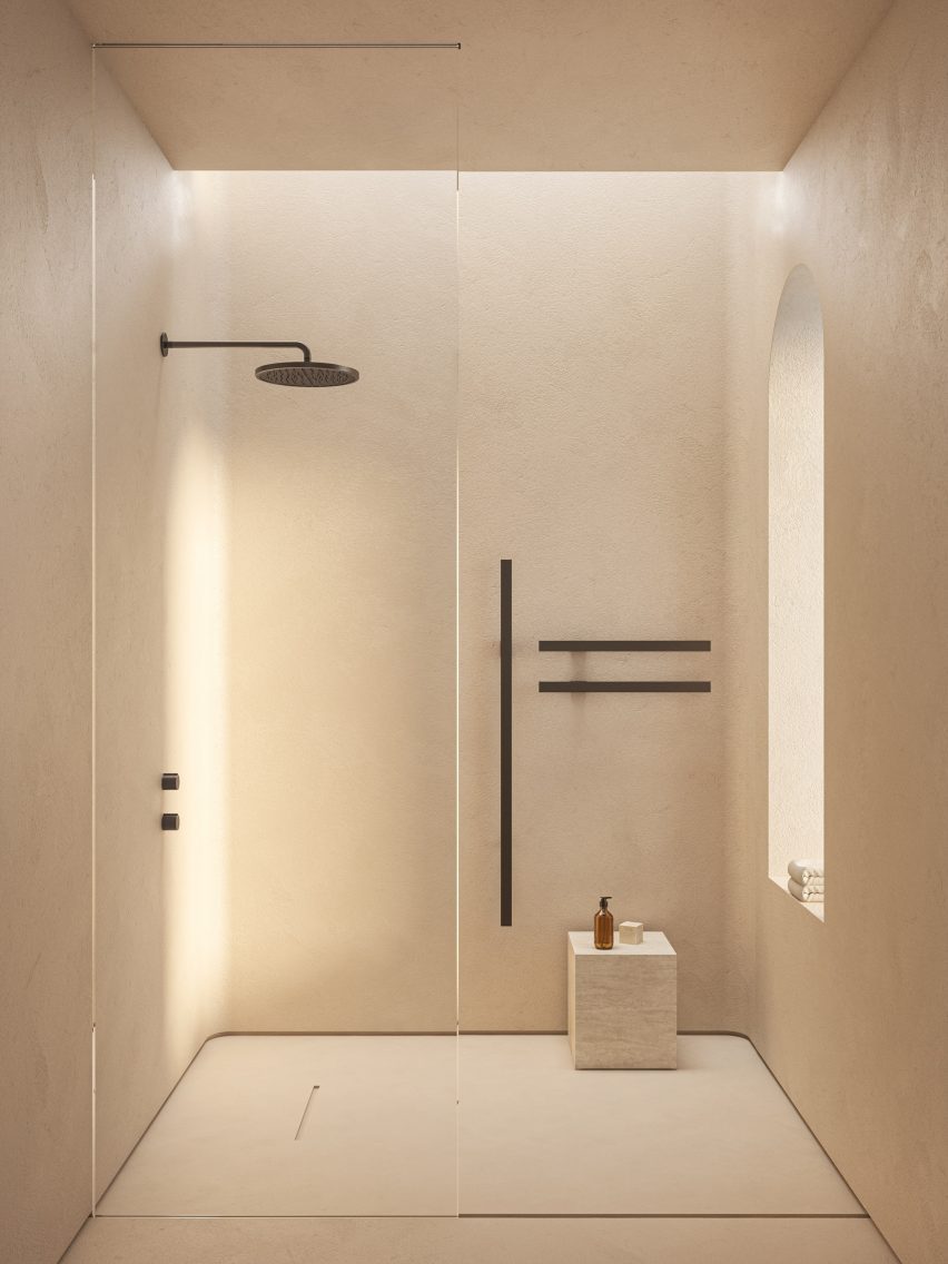 I Ching heated towel rail by Elisa Ossino for Tubes