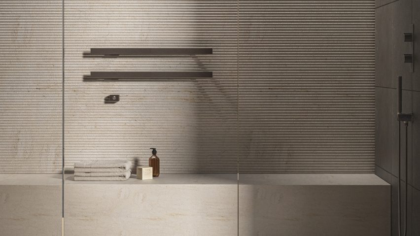 I Ching heated towel rail by Elisa Ossino for Tubes