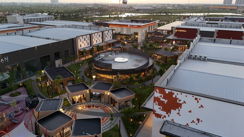 Aerial view of the Indonesia Design Week