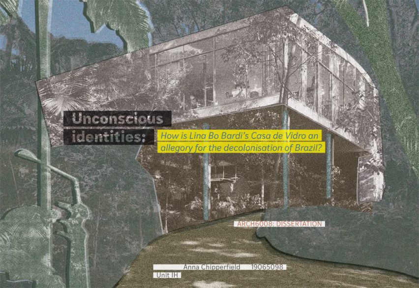 an image of a building with black and white text overlaid on it