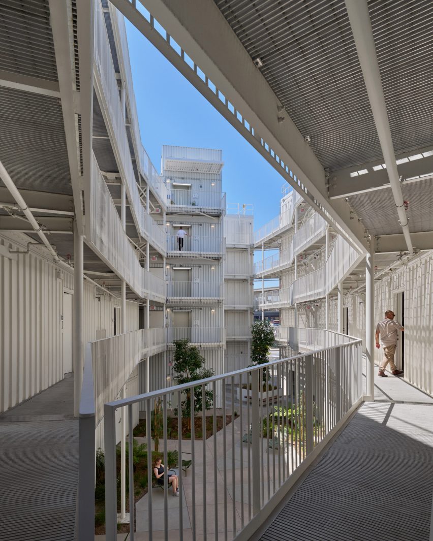 Interior courtyard