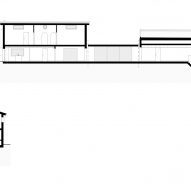 Section of AIP House Azóia by Joāo Tiago Aguiar Arquitectos