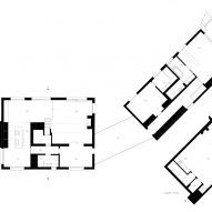 Plan of AIP House Azóia by Joāo Tiago Aguiar Arquitectos