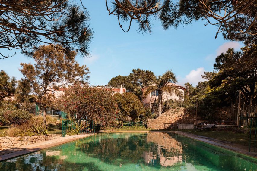 Swimming pool within AIP House Az&oacute;ia by Joāo Tiago Aguiar Arquitectos