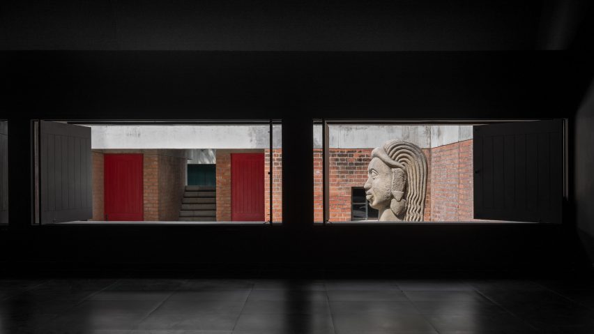 Interior of Urmila Kanoria Black Box by Studio Sangath