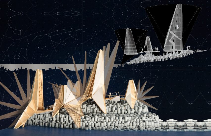 a photograph of an architectural model