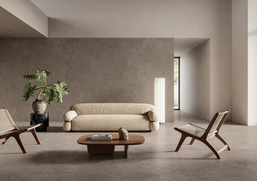 Lithos collection tiles by Casalgrande Padana