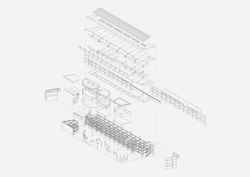 a diagram of a building design