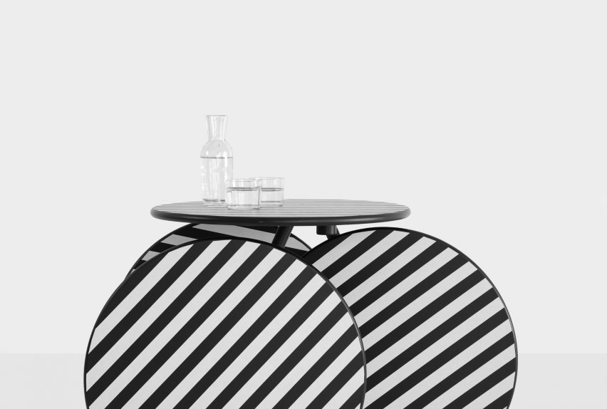 Mike and Maaike rolling bar cart