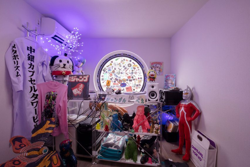 Nakagin Capsule Tower interior historical
