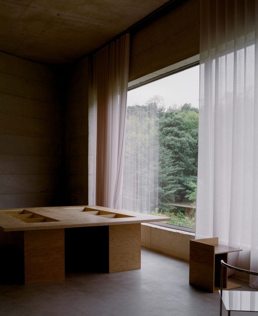 Interior view of Raw House in Seoul