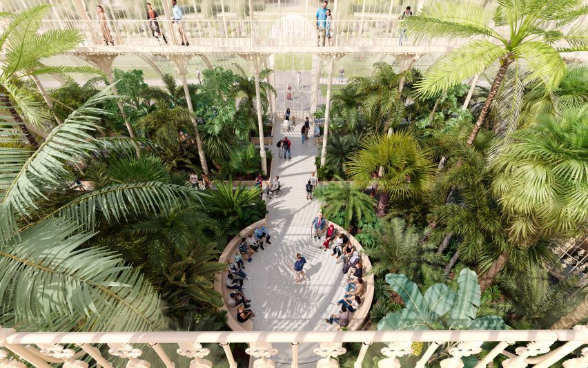 Interior of Palm House after renovation