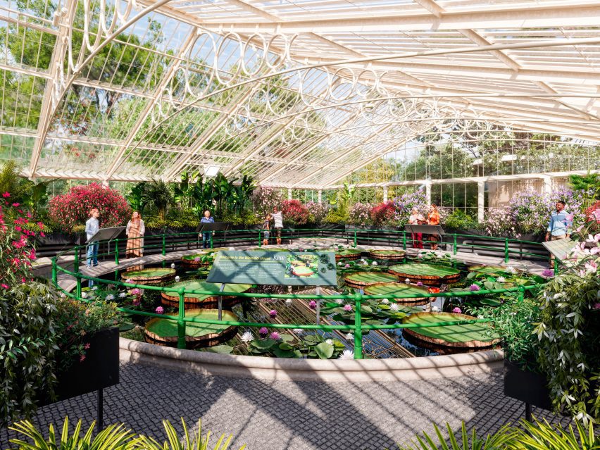 Renovated interior of Waterlily House