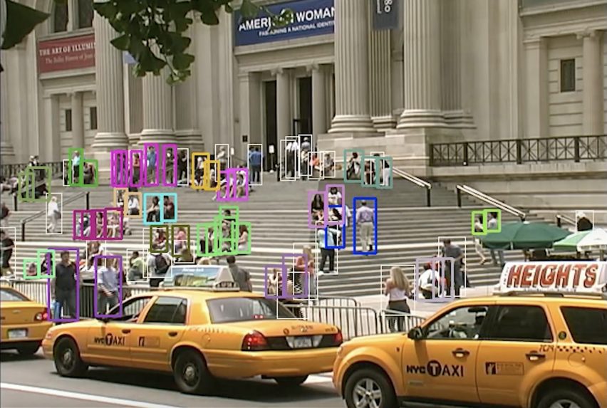 Still from the Street Scores video by MIT Senseable City Lab