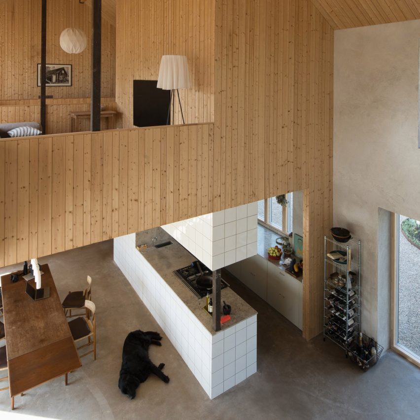 Interior view of Swedish home by Per Bornstein