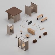 Pi workspace organisation system by Kettal