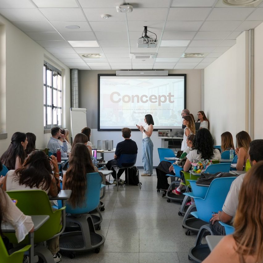 a photograph of students in a classroom