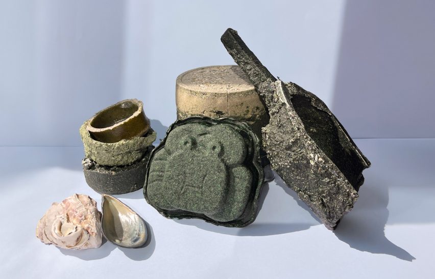 a photograph of beach toys made from plant based materials