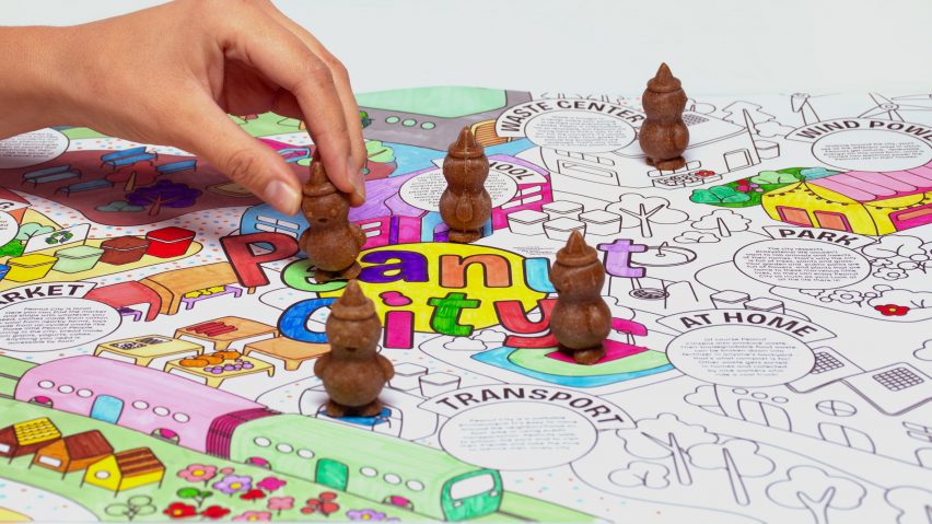 a photograph of a board game