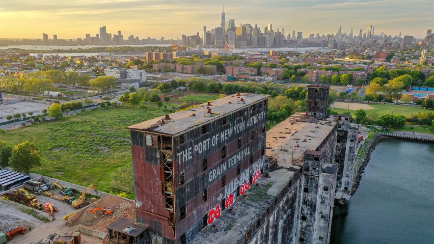 Red Hook Grain Terminal in Brooklyn